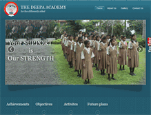 Tablet Screenshot of deepaacademy.org